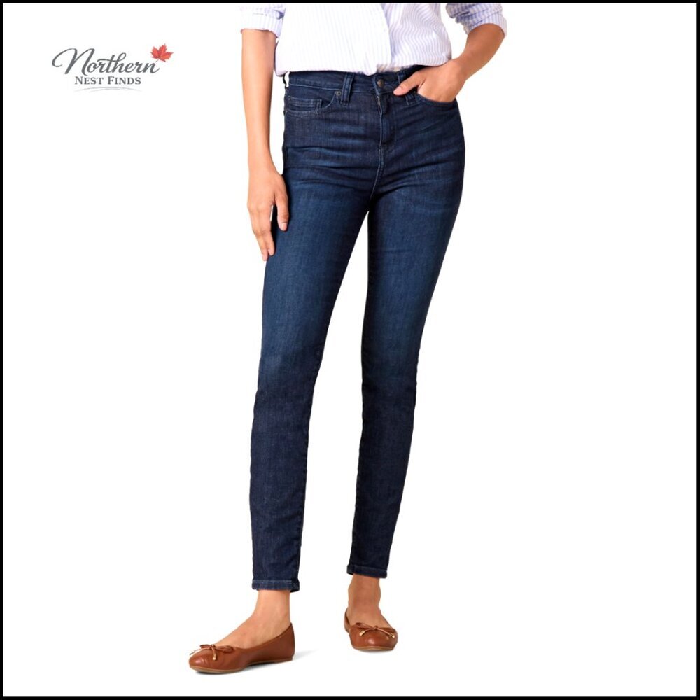 Women's High Rise Skinny Jeans Stretch Fit Comfort